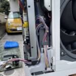 エアコン完全分解作業の参考画像