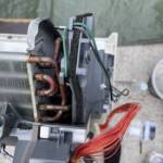 エアコン完全分解作業の参考画像