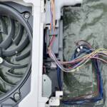 エアコン完全分解作業の参考画像