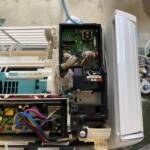 エアコン完全分解作業の参考画像