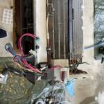 エアコン完全分解作業の参考画像