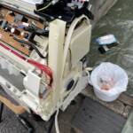 エアコン完全分解作業の参考画像