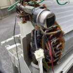 エアコン完全分解作業の参考画像