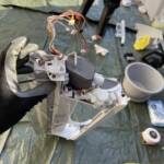 エアコン完全分解作業の参考画像