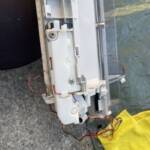 エアコン完全分解作業の参考画像