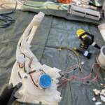 エアコン完全分解作業の参考画像