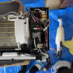 エアコン完全分解作業の参考画像