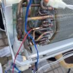 エアコン完全分解作業の参考画像