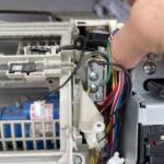 エアコン完全分解作業の参考画像