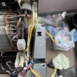 エアコン完全分解作業の参考画像