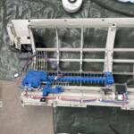 エアコン完全分解作業の参考画像