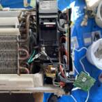 エアコン完全分解作業の参考画像